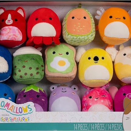 Squishmallows Original Micromallows Plush Rainbow 14-Pack (Amazon Exclusive)