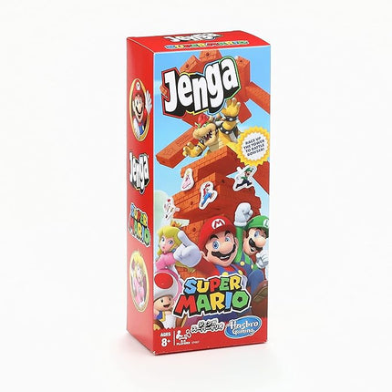 Hasbro Jenga: Super Mario Edition Game | Block Stacking Tower Game | Back to School Gifts for Kids | Classroom Board Games | Ages 8+ (Amazon Exclusive)