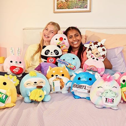 Snackles Series 2 8-inch by ZURU Cuddly Squishy Comfort 8-inch Plush with Licensed Snack Brand Accessory (Panda&Panda Express Chicken)