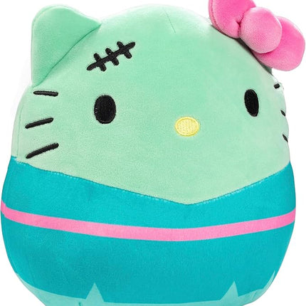 Squishmallows 8" Hello Kitty FrankenKitty- Officially Licensed Kellytoy Halloween Sanrio Plush- Collectible Soft Squishy Stuffed Animal Toy- Add to Your Squad- Gift for Kids, Girls & Boys- 8 Inch