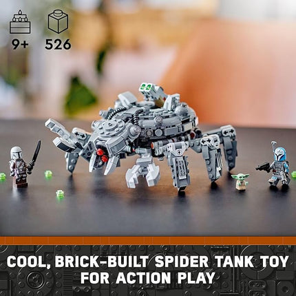 LEGO Star Wars Spider Tank Building Toy - Pretend Play Mech for Boys & Girls, Ages 9+ Years - Star Wars Toys for Fans - Gifts for Kids - 75361