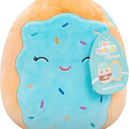 Squishmallows Original FlipAMallows 8in Coffee and Toaster Pastry Flippable Plush - Official Jazwares Product (Little)