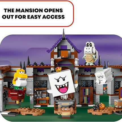 LEGO Super Mario King Boo's Haunted Mansion - Building Toy for Kids Ages 8+ - Mario Toy W/ 4 Minifigures - Gift for Boys, Girls, & Gamers - 71436