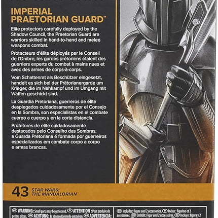 STAR WARS The Black Series Imperial Praetorian Guard, The Mandalorian Premium Collectible 6 Inch Action Figure