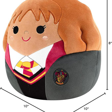 Squishmallows Original Harry Potter 10-Inch Hermione Granger Plush - Medium-Sized Ultrasoft Official Jazwares Plush