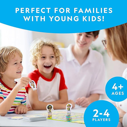 National Geographic My First Safari Board Game for Kids 4-6 – Animal Game for Kids & Adults, Cooperative Fun Perfect for Family Game Night, Kids Board Games, Games for Family Night