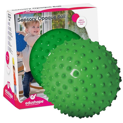 Edushape Original Sensory Ball for Baby - 7" Green Color Ball Enhances Gross Motor Skills for Kids 6 Months & Up