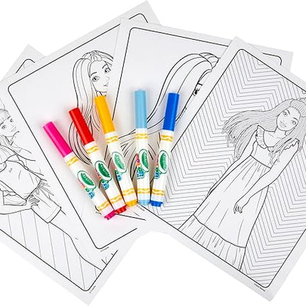Crayola Barbie Color Wonder Coloring Set, Mess Free Coloring Book Pages for Toddlers, Travel Activity, Barbie Gift & Toys for Kids