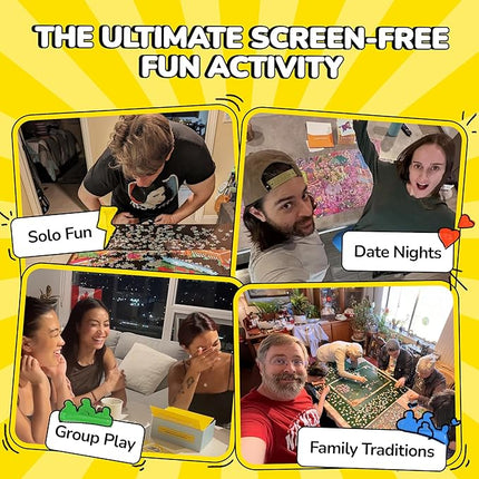 Odd Pieces Jigsaw Puzzles 1000 Pieces - Magic Mystery Story Secret Ending Puzzle - Perfect Game Night for Adults & Kids - Fantasy Sci-Fi City Theme (Shutterbug)