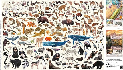 Buffalo Games - Kara Mohr - Conservation Collage - 2000 Piece Jigsaw Puzzle for Adults - Challenging Puzzle Perfect for Game Nights - Finished Size is 38.50 x 26.50