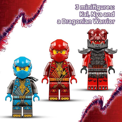 LEGO NINJAGO Kai's Mech Storm Rider Action Figure - Pretend Play Building Toy for Boys and Girls, Ages 7+ - Ninja Toy for Kids with 3 Minifigures - Gift Idea for Birthdays - 71830