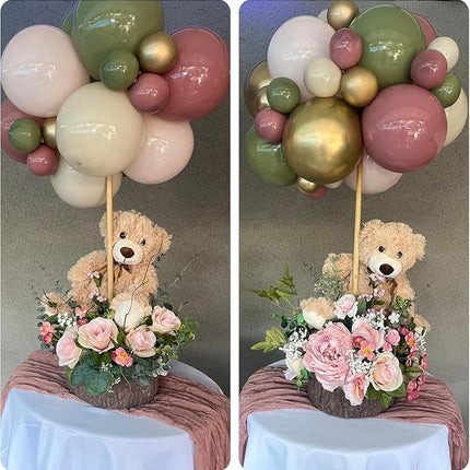 MaoGoLan Bulk Teddy Bear Baby Shower, 10 Packs Small Teddy Bear Stuffed Animals in Bulk,13.5" Small Stuffed Bears Plush for Wedding,Birthday,Christmas, Party Decorations