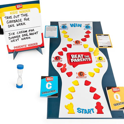 Spin Master Games, Beat The Parents Classic Family Trivia Game, Kids vs Parents for Ages 6 and up