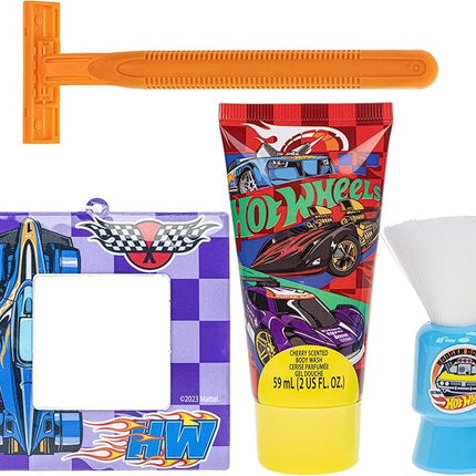 Hot Wheels My First Shaving Kit, Little Boy Pretend Shave Kit, Fake Toy Razor, Safe for Kids Ages 3+