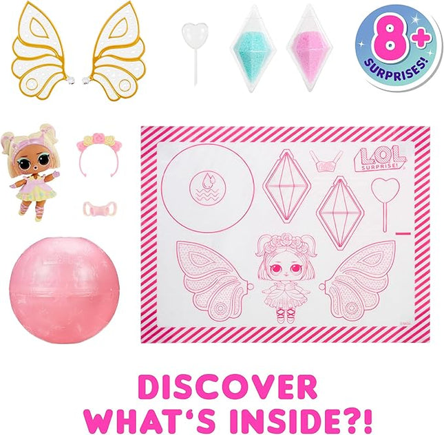 L.O.L. Surprise! Fairies Tots Dolls with Make-Your-Own Fairy Wings and 8+ Surprises to Unbox, Including Matching Fairy Accessories - Great Gift for Kids Ages 4+