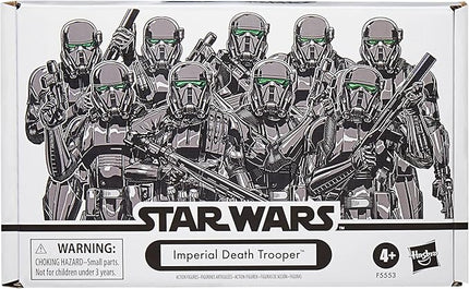 Star Wars, The Vintage Collection Imperial Death Trooper Action 4 Figure Set F5553 by Hasbro Black