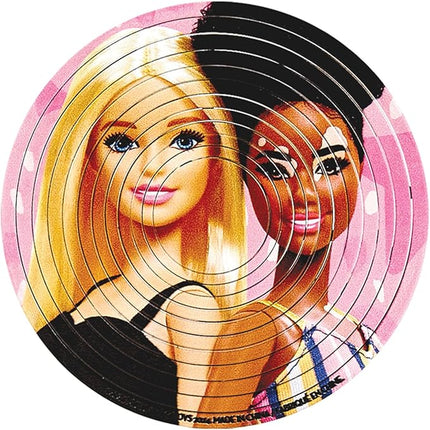 Spin Flip Puzzle: Barbie Glam Girls, 3D Puzzle, Challenging, Fun, Interactive Brain Teaser for Kids and Adults, Stimulates Creativity