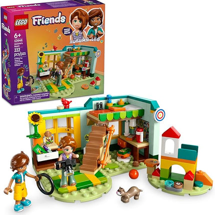 LEGO Friends Autumn’s Room Building Toy - Pretend Play Set for Kids, Girls and Boys, Ages 6+ - with 2 Minidolls, Bandit The Ferret, and Bird Figure - Gift Idea for Birthdays - 42646