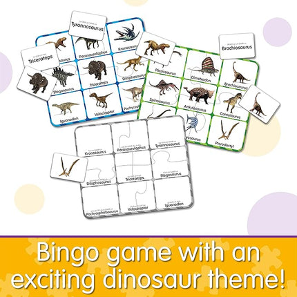 The Learning Journey: Match It! Bingo Dinosaurs - Board Games & Activities for Preschool and Kindergarten - Multiplayer Games for Children Ages 3 and Up