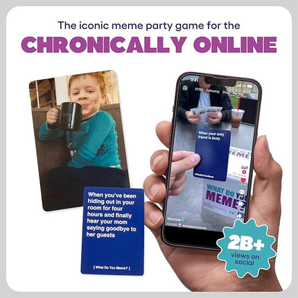 WHAT DO YOU MEME? Core Game (New Edition) Now Including GIF's by Relatable, The Essential Adult Party Game for Meme Lovers Now with Refreshed Content, Great for Adult Games for Game Night