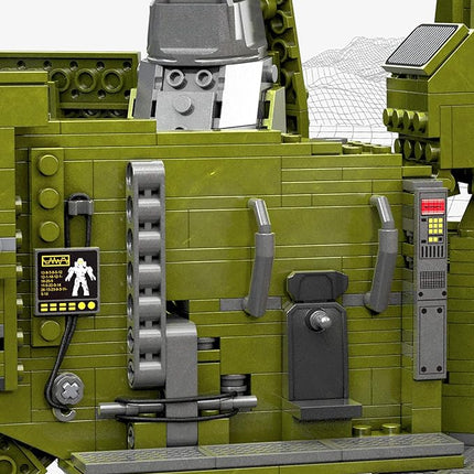 MEGA Halo Toy Building Sets, Pelican Inbound Vehicle with 2024 Pieces, 3 Micro Action Figures and Accessories, for Collectors