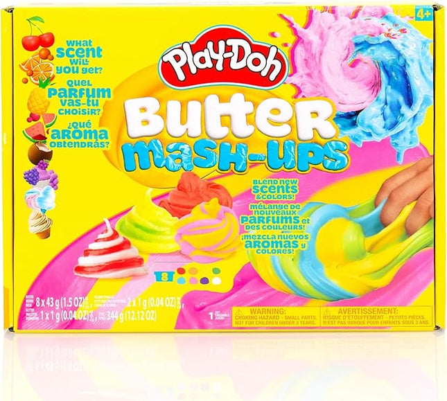 Play-Doh Scented Butter Mash-Ups, 8 Playdoh Pack, Playdoh Kit, Popular Toys, Party Favors for Ages 8-12, Compound Packs, Kids Gifts 8-12, Kids Girl Toys