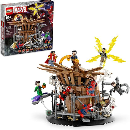 LEGO Marvel Spider-Man Final Battle Building Toy - Pretend Play Kids Toy for Fans, Boys & Girls, Ages 10+ - with 3 Spiderman Minifigures - Gift for Birthdays - 76261