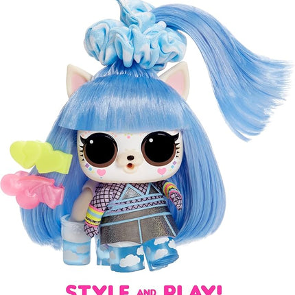 L.O.L. Surprise! Hair Pets with 10 Surprises- Collectible Pet with Real Hair, Including Music Themed Accessories, Holiday Toy, Great Gift for Kids Girls Boys Ages 4, 5, 6+ Years Old - Assorted Toy