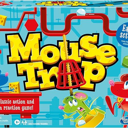 Hasbro Gaming Mouse Trap Board Game for Kids Ages 6 and Up,Classic Kids Game