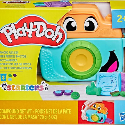 Play-Doh Photo Fun Starter Set, Kids Camera Toy for Pretend Play, Arts & Crafts for Girls & Boys 2+ with 7 Accessories & Playmat