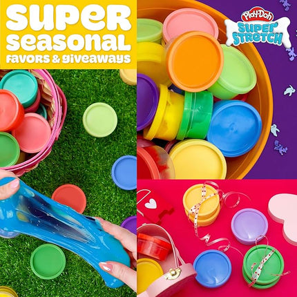 Play-Doh Super Stretch 30-Pack, Gifts for Kids, Popular Kids Toys, Party Favors for Ages 8-12, Compound Packs, Play Doh Bulk Pack, Kids Gifts 8-12