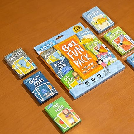 Hoyle 6-in-1 Kids Card Game