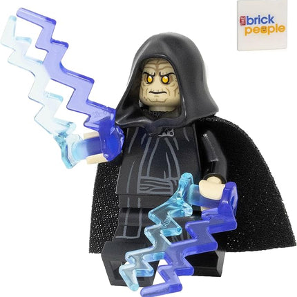 LEGO Star Wars: Emperor Palpatine Minifigure with Force Bolts (Figure 1.7 inches Tall)