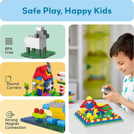 PicassoTiles Magnetc Brick Tile 259pcs Building Block Combo Set Compatible with Major Brick Systems Over 50+ Builds STEM Educational Construction Toy for Kids Toddlers Boys Girls Ages 3 and Up PTS259