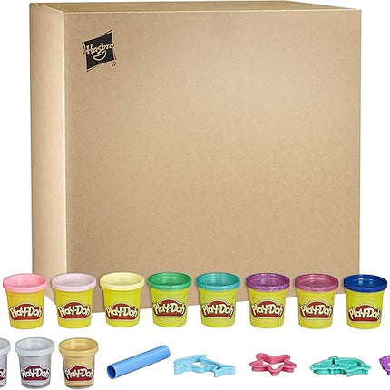 Play-Doh Mermaid Theme 13-Pack of Non-Toxic Modeling Compound with Sparkle and Metallic Colors Plus 5 Tools (Amazon Exclusive)