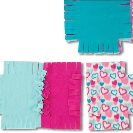 Melissa & Doug Fleece Quilt No-Sew Craft Kit, Multi