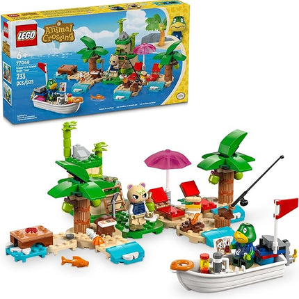 LEGO Animal Crossing Kapp’n’s Island Boat Tour, Buildable Video Game Toy for Kids, Includes 2 Minifigures from The Series Marshal and Kapp'n, Animal Crossing Toy for 6 Year Old Boys and Girls, 77048
