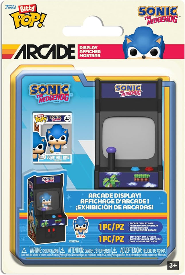 Funko Pop Bitty Arcade: Sonic The Hedgehog - Gift Idea - Official Merchandise - Toys for Kids & Adults - Cartoon/Animation Fans - Model Figure for Collectors
