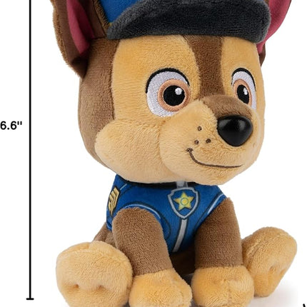 GUND Official PAW Patrol Chase in Signature Police Officer Uniform Plush Toy, Stuffed Animal for Ages 1 and Up, 6" (Styles May Vary)