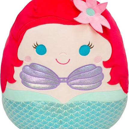 Squishmallows Original Disney 10-Inch Ariel and 4-Inch Flounder 2-Pack Plush - Ultrasoft Official Jazwares Plush