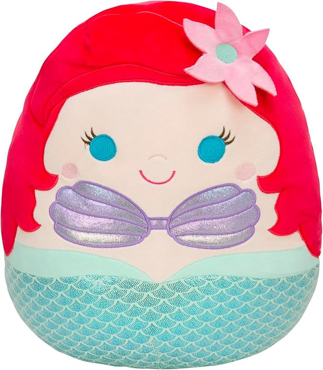 Squishmallows Original Disney 10-Inch Ariel and 4-Inch Flounder 2-Pack Plush - Ultrasoft Official Jazwares Plush