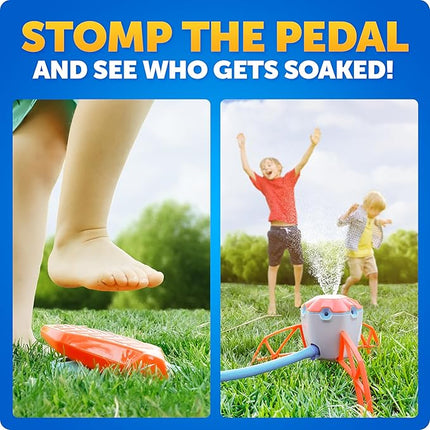 Blue Marble Stomp 'N Spray Outdoor Sprinkler Game - Stomp & Splash Your Friends, Connects to Garden Hose, Kids Outdoor Water Fun, Kids Water Sprinklers, Water Sprayer, Sprinklers for Child