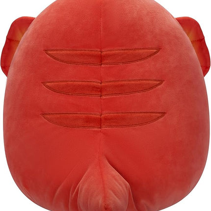 Squishmallows Original 14-Inch Maxie Red Frilled-Neck Lizard - Official Jazwares Large Plush