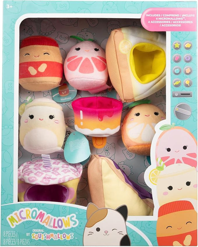 Squishmallows Original Micromallows “Snack Machine” Deluxe Accessory Set