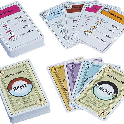 Monopoly Deal Card Game | Quick-Playing Card Game | Fun Games for Families and Kids | Ages 8 and Up | 2 to 5 Players | 15 Mins. | Travel Games