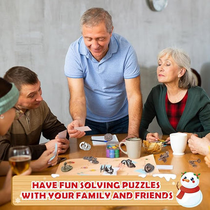 24 Pack Brain Teaser Puzzle Set Wooden and Metal 3D Interlocking IQ Toys for Adults and Teens Educational Games(Classic Style)