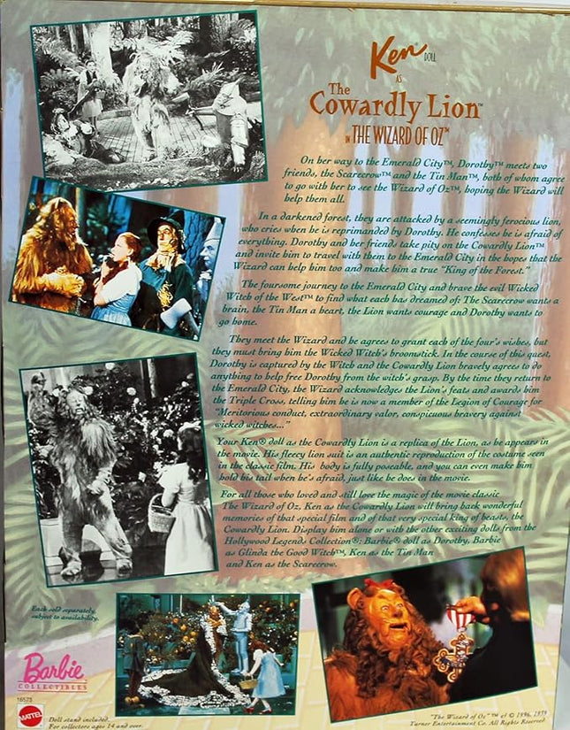 Barbie Ken as The Cowardly Lion (Collector Edition)