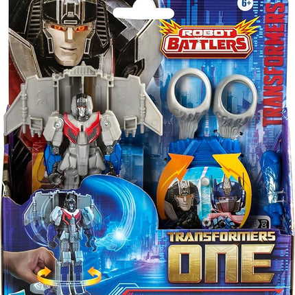 Transformers One Robot Battlers Starscream, 4.5-Inch Robot Action Figure, Interactive Toys for Boys and Girls Ages 6 and Up