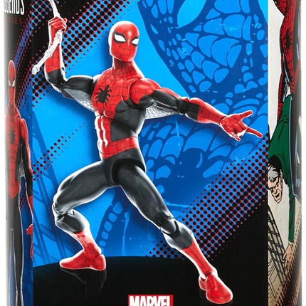 Spider-Man Marvel Legends Series 60th Anniversary Amazing Fantasy 6-inch Classic Comics Action Figures for 4+ Years, 9 Accessories
