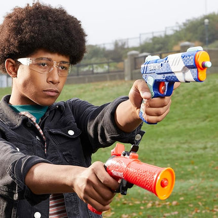 Nerf Fortnite Dual Pack Includes 2 Blasters (Flint-Knock & LP) and 6 Elite Foam Darts